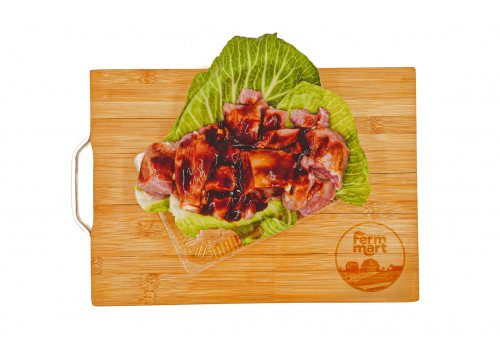 Заказать «Шашлык из филе грудки индейки барбекю» за 890 руб. 1000 г. в Москве