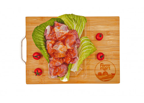 Заказать «Шашлык из филе бедра индейки в остром маринаде» за 890 руб. 1000 г. в Москве