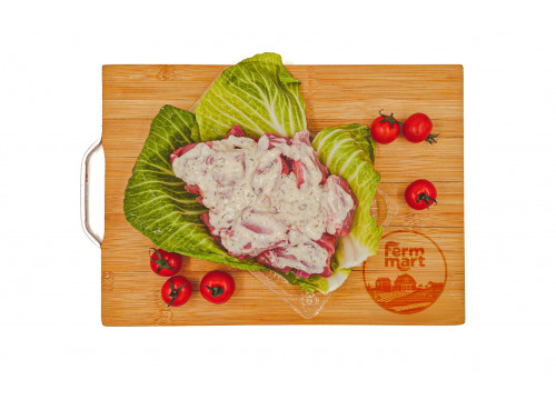 Заказать «Шашлык из филе бедра индейки в чесночном маринаде» за 890 руб. 1000 г. в Москве