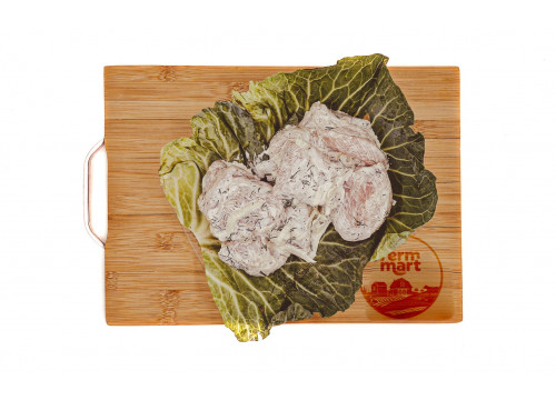 Заказать «Шашлык из куриного филе грудки» за 590 руб. 1000 г. в Москве