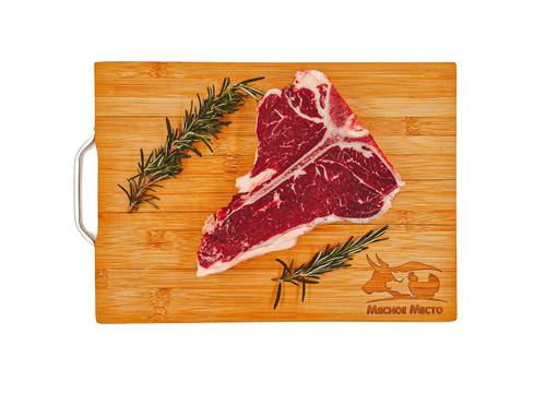 Заказать «Стейк T-Bone травяного откорма» за 1900 руб. 500 г. в Москве