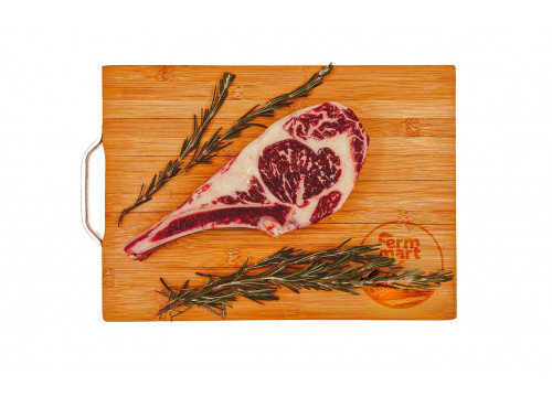 Заказать «Стейк Томагавк зернового откорма» за 550 руб. 100 г. в Москве