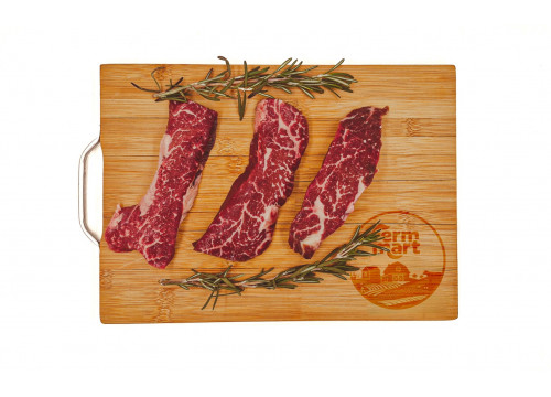 Заказать «Стейк Три тип зернового откорма» за 400 руб. 100 г. в Москве